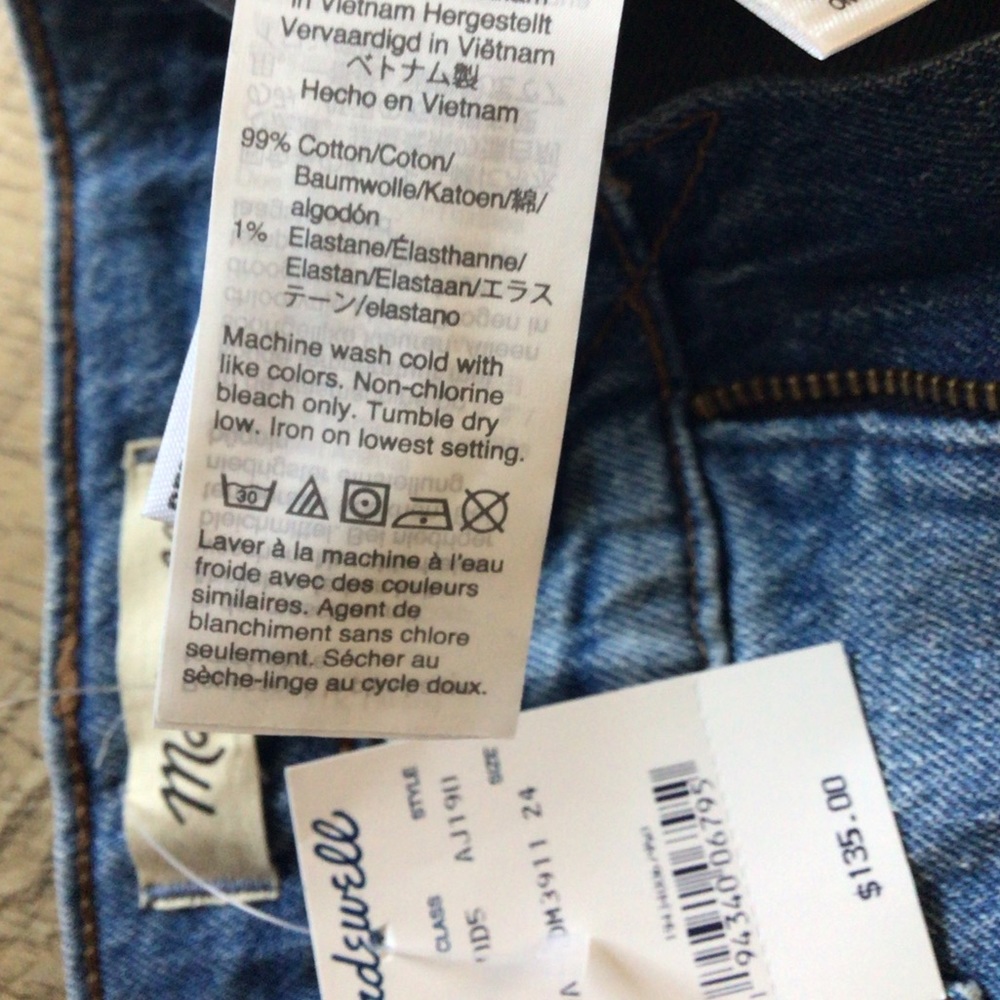 MADEWELL The Perfect Vintage Crop Jean🎀 - Picture 13 of 14